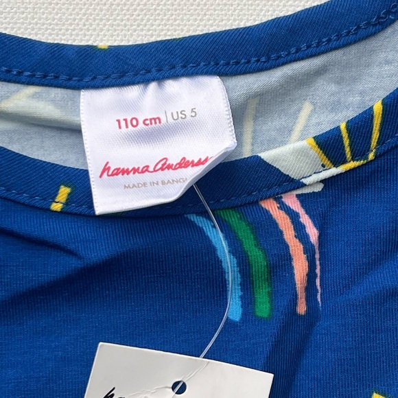 Hanna Andersson Rainbow Print Swing Dress NWT - Picture 4 of 8